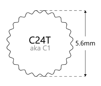 [�˾���ũ] 55710 [HITEC] HEAVY DUTY REGULAR HORN SET (C24T, ��ȭ�� ǥ�ػ����� ����ȥ / �����ؿ�) 1