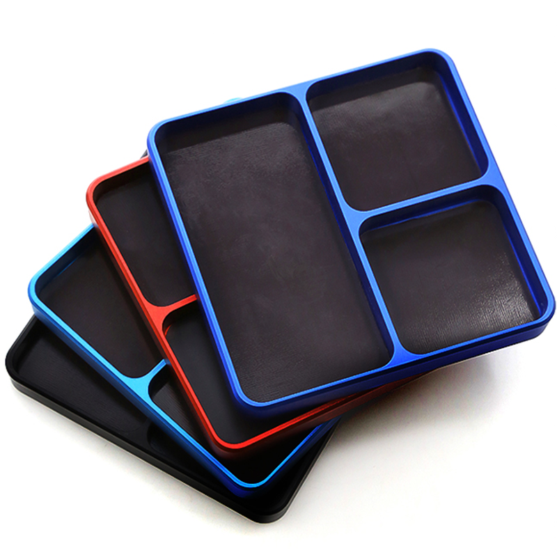 [�˾���ũ] DTT09004A [DETAILS TECH] Square Magnetic Maintenance Screw Tray RC Car 98.7X98X11mm - �Ķ�/����/�ϴû�/���� 1