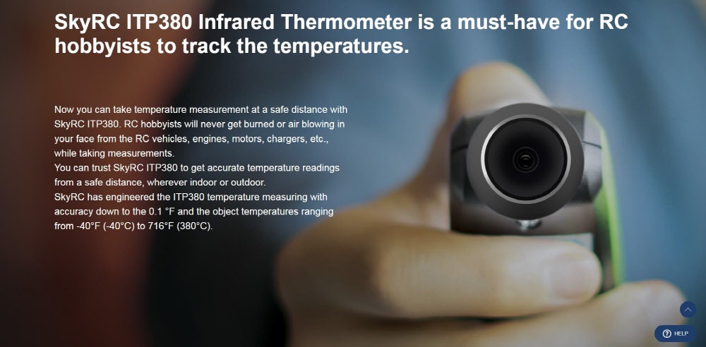 [�˾���ũ] SK-500037-02 [SKY RC] 380P Infrared Thermometer (������ ���ܼ� �µ���) 1