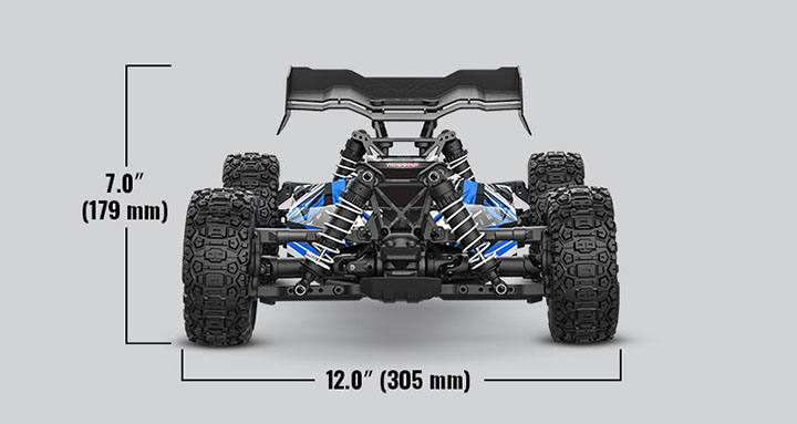 [�˾���ũ] CB90154-4 Blue [Traxxas] CB90154-4 Blue 1/8 Jato 4X4 VXL Electric Raing Buggy 4