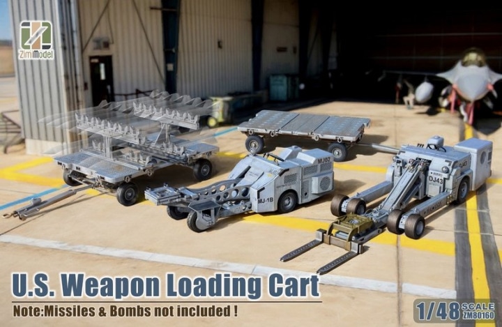 [�˾���ũ] CZM80160 [ZIMI MODEL] CZM80160 1/48 U.S.Weapon loading Cart 1