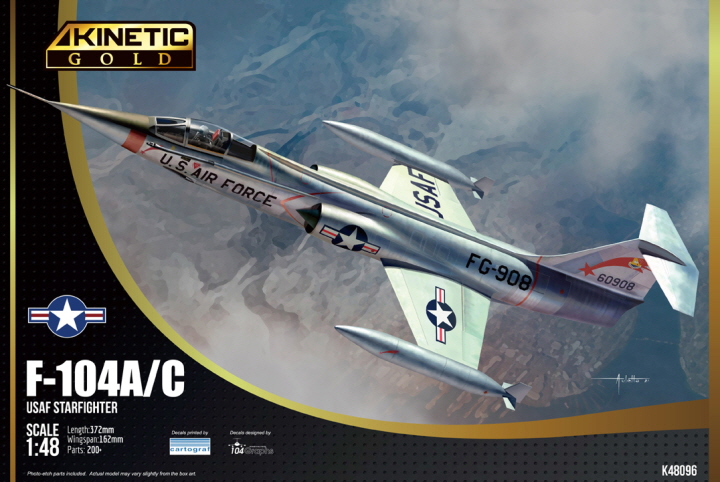 [�˾���ũ] CNK48096 [Kinetic] CNK48096 1/48 F-104A/C USAF Starfighter 1