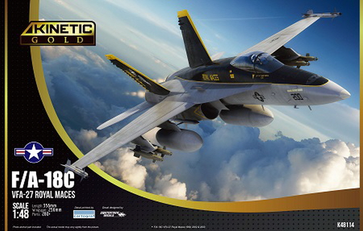 [�˾���ũ] CNK48114 [Kinetic] CNK48114 1/48 F/A-18C VFA-27 Royal Mace 1