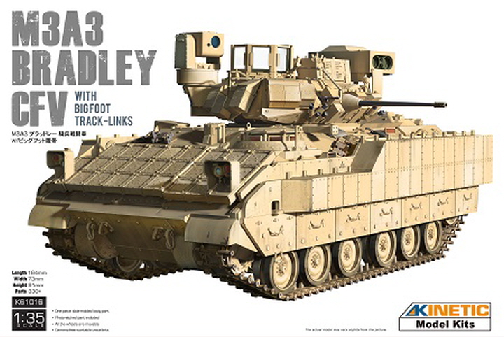 [�˾���ũ] CNK61016 [Kinetic] CNK61016 1/35 M3A3 Bradley CFV with Bigfoot Track-links 1